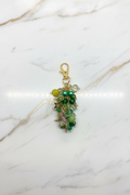 Classy green purse charm