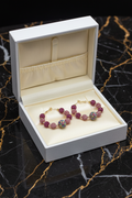 Super plum hoop earrings