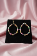 Colorful bow earrings
