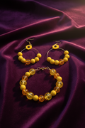 Sunrise and sunflowers earrings
