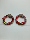 Bamboo and junk earrings
