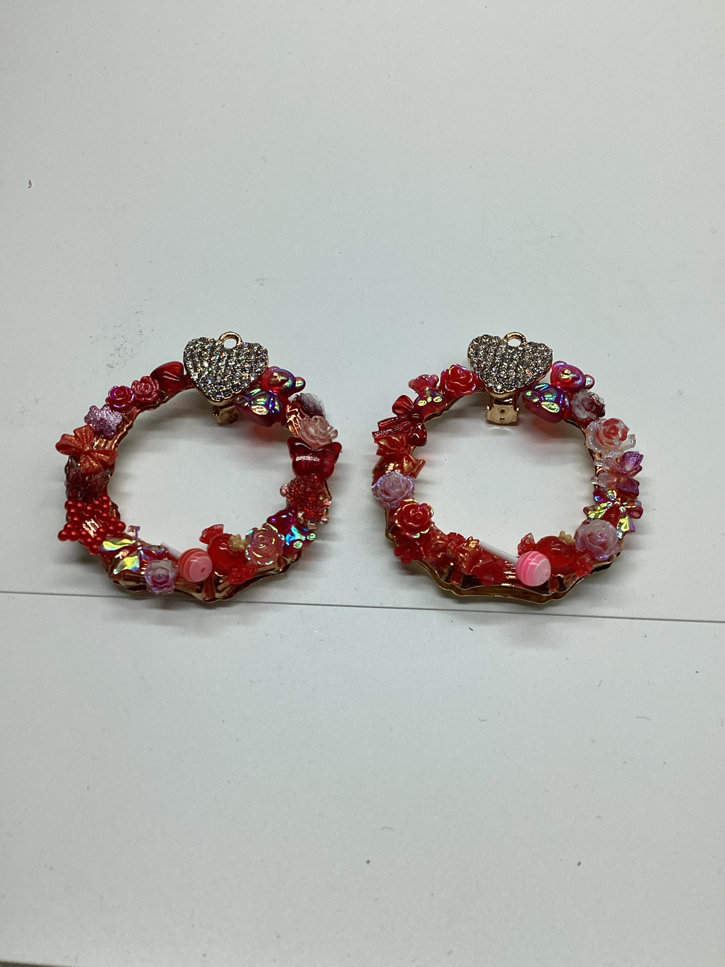 Bamboo and junk earrings