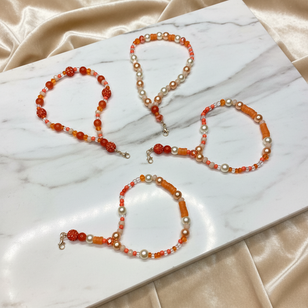 Active Orange Purse Charm - Enhanced