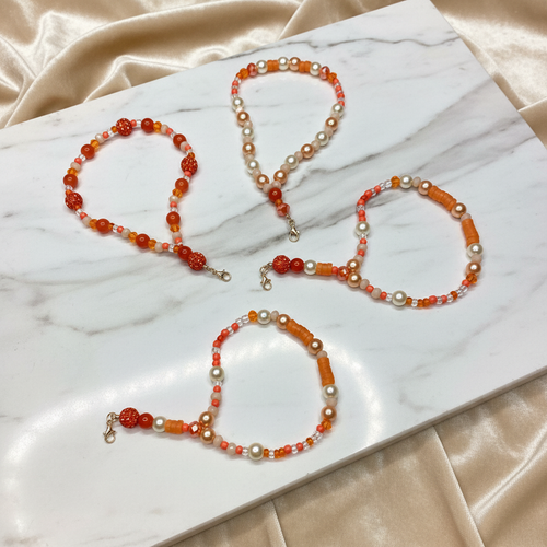 Active Orange Purse Charm - Enhanced